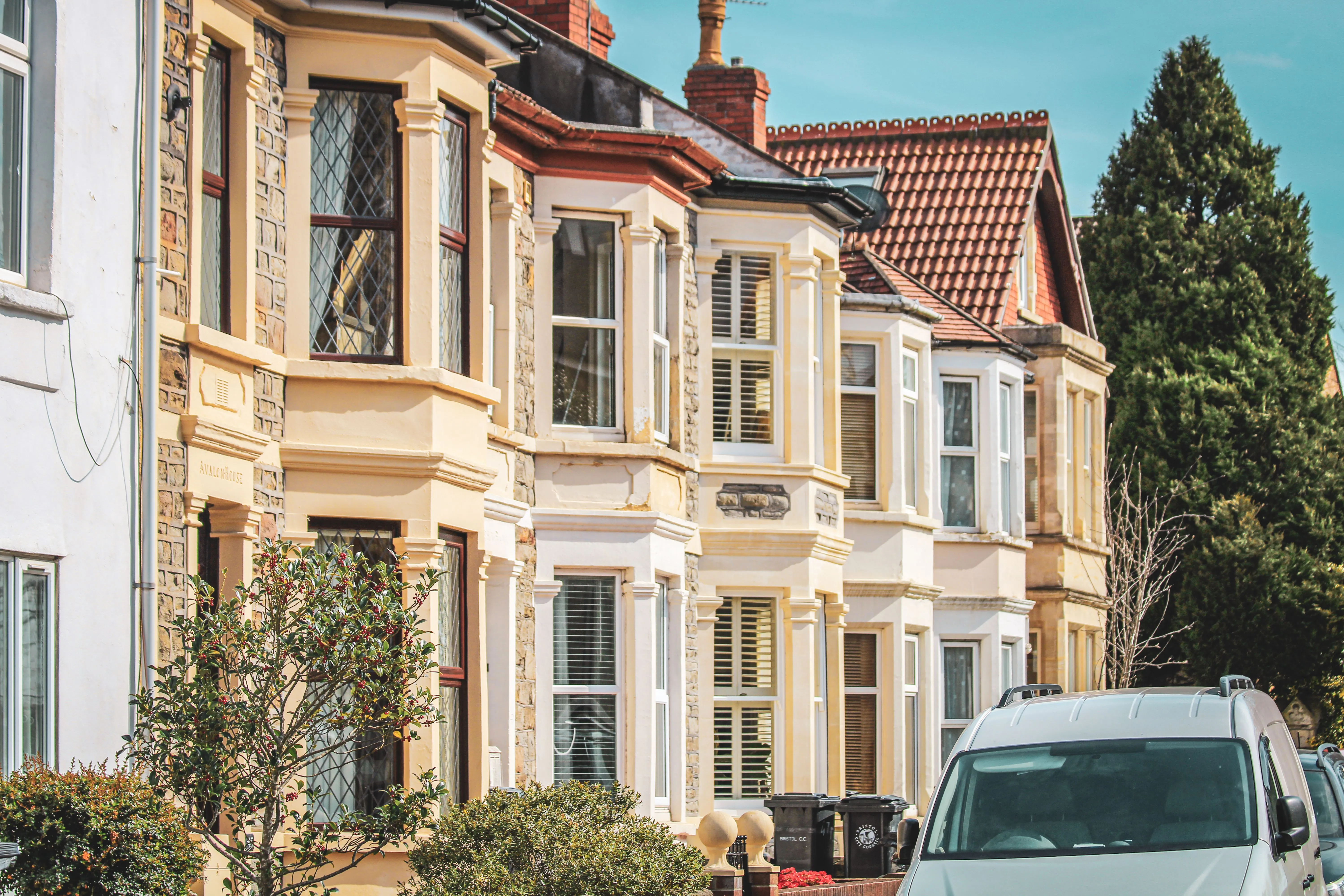 UK houses representing homeownership and mortgage freedom